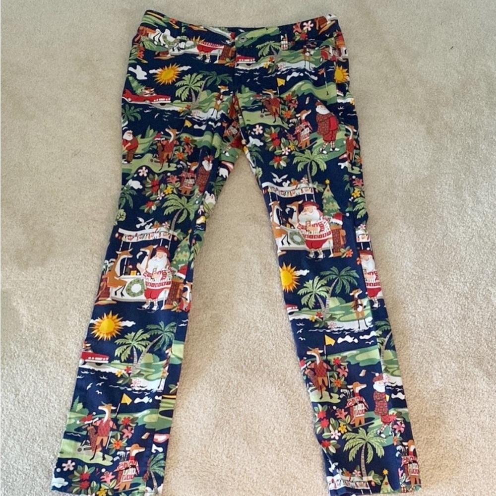 Loudmouth ladies Christmas themed golfing pants | 8